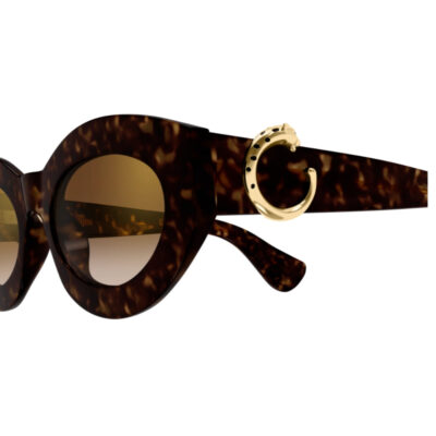 Cartier CT0638S 002 Sunglasses 2 CARTIER 0638S 002 53 closeup