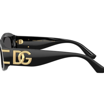 Dolce & Gabbana Motif Oval Sunglasses - DG 4502 501/87 55 2 DOLCE GABBANA 4502 50187 55 90