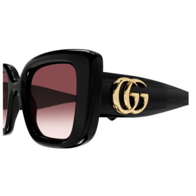 Gucci Gg1975s Black Butterfly Sunglasses 2 GUCCI 1975S 001 50 CloseUp